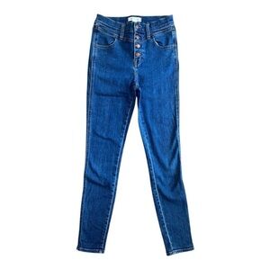 Madewell High Rise Indigo Jeans